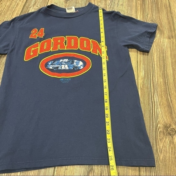 JEFF Gordon 24 NASCAR Shirt Large Rubber Textured Embossed Logo Chase Authentics - Picture 7 of 9
